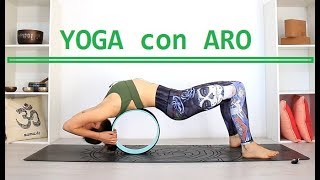 YOGA con ARO para TODO CUERPO  ABDOMEN  ESPALDA flexible  MalovaElena [upl. by Anileve141]