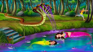 জলপরীর পুকুরে পঞ্চমুখী সাপ এসে  Jalpari O Bhuter Cartoon  Notun Bangla Golpo  Bengali Fairy Tales [upl. by Emmalynn]