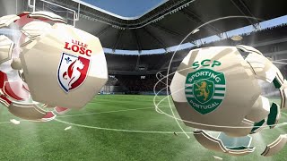 Fifa 13 LOSC Lille  Sporting CP Xbox 360 Gameplay [upl. by Aicatsana]