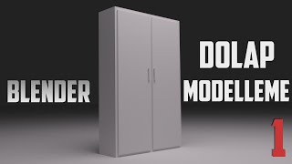 Blender  Dolap Modelleme  1 [upl. by Yellah185]