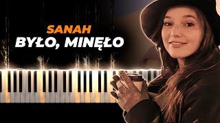 sanah  było minęło  piano karaoke [upl. by Redienhcs]