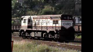 Trens no Pátio Porto Velho em Vitória  ES e Museu Ferroviário Pedro Nolasco  2007 [upl. by Jeanine]