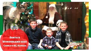 Santa Visit  Cabelas  Bass Pro Winter Wonderland 2020  Christmas Adventures [upl. by Oivalf]