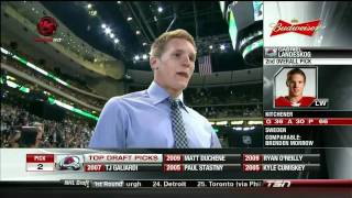 Avalanche draft Gabriel Landeskog 2 overall [upl. by Ecnerewal]