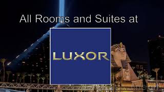 All Rooms and Suites at the Luxor Hotel Las Vegas 2020 [upl. by Cl]