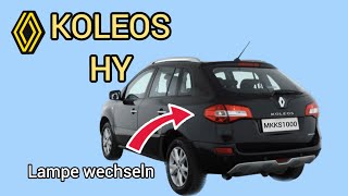 Renault Koleos HY Rücklicht wechseln [upl. by Neo]