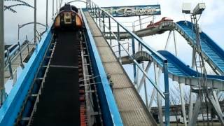 on ride log flume mampds wild river Dundee carnival [upl. by Ban162]