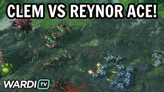 Clem vs Reynor TvZ  THE ACE MATCHES World Team League SemiFinals StarCraft 2 [upl. by Ynattyrb]