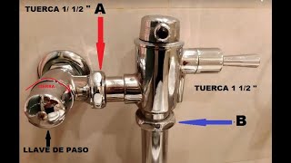 Tutorial para Reparar Valvulas Diogenes modelo 2200 Flusometer paso a paso [upl. by Kahn]