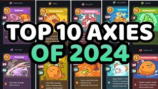 Top 10 Axies to BUY This CHRISTMAS Axie Classic META  Axie Origins Update [upl. by Ekyt]