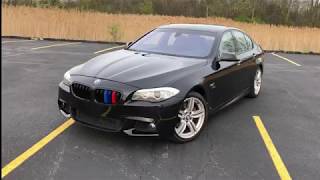 2012 BMW 550i Review M Sport Package F10 Tech Review [upl. by Oidualc237]