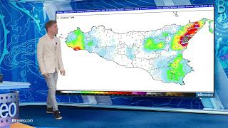 Maltempo senza tregua nuova alluvione in Sicilia Tendenza per i prossimi giorni [upl. by Kafka]