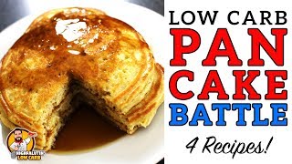 Low Carb PANCAKE BATTLE  The BEST Keto Pancake Recipe  Coconut Almond Cream Cheese amp Carbquick [upl. by Brandais71]