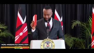 Ali Hassan Joho Takes Oath of Office As Cs Mining see what He did [upl. by Slosberg45]