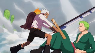 Zoro enfrenta o clone de Mihawk e é derrotado Zoro vs Seraphim Mihawk  One Piece [upl. by Yci]