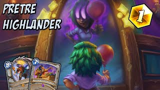 HEARTHSTONE Le Prêtre Highlander Top 1 légende sur le serveur Asie [upl. by Carmella]