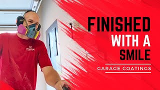 This team finished STRONG All smiles on this garage coating [upl. by Deryl]