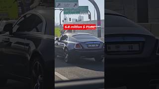 plate licenseplate license dubai expensive luxury cars carspotting rollsroyce Wraith [upl. by Ostap167]