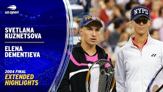 Svetlana Kuznetsova vs Elena Dementieva Extended Highlights  2004 US Open Final [upl. by Quigley]