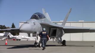 FA18F startup preflight checks taxi [upl. by Wahlstrom]