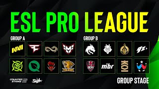 День 3  ESL Pro League Season 2024  Groups AampB  КРNВОЙ ЭФИР [upl. by Loferski614]