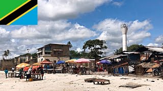 Tanzania Bagamoyo town  street scenery daily life impressions 2 [upl. by Deedee]