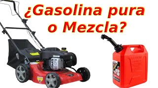 💥Qué gasolina se le pone a un Cortacésped ¿Mezcla con Aceite o gasolina Pura zapataconstruye [upl. by Arhez]