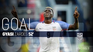 MNT vs Bolivia Gyasi Zardes Second Goal  May 28 2016 [upl. by Eilujna]