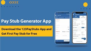 How to Generate Pay Stubs using Mobile App Pay Stub Generator App [upl. by Jandel]