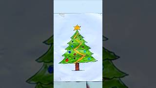 Christmas Tree drawing [upl. by Tombaugh]