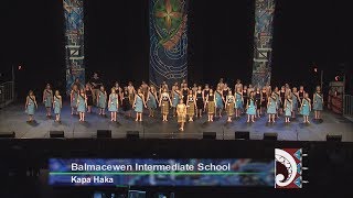 Balmacewen Intermediate School Kapa Haka  Otago Polyfest 2107 [upl. by Hallock435]