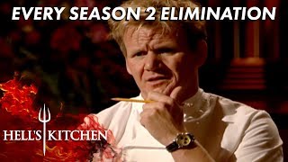 Every Season 2 Elimination In Hells Kitchen  Hells Kitchen [upl. by Cohlette628]