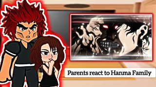 Parents React to their children  Baki Hanma Son of Ogre  Gacha react [upl. by Hal628]