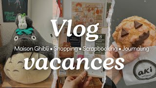 🍁 Vlog vacances 3 Maison Ghibli • haul sostrene grene • journaling scrapbooking amp pancakes 🥞 [upl. by Suoilenroc]