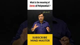 Zeros of Polynomials shorts polynomials mindmaster [upl. by Tap648]