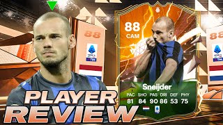 🥶88 HEROES WESLEY SNEIJDER PLAYER REVIEW  EA FC 24 ULTIMATE TEAM [upl. by Ertsevlis]