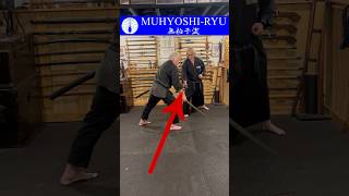 MUHYOSHI RYU Teutan テウタン Wakizashi Counter Attack Shorts Samurai MartialArts [upl. by Pavia859]