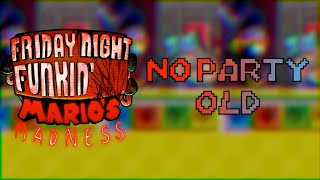 No Party Old by Joey Perleoni ft RedTV53 FNF Marios Madness V2 [upl. by Aliakim]