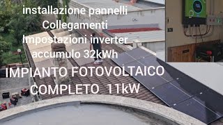 IMPIANTO FOTOVOLTAICO 11kW COMPLETO [upl. by Auvil576]