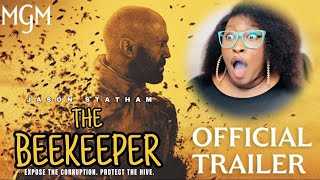 THE BEEKEEPER 2024  Official Restricted Trailer REACTION  DISBYDEM [upl. by Yelrahc]