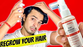 Mars By GHC Hair Growth Vitalizer Review  Regrow Your Hair [upl. by Lecroy371]