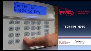 How To Add Remove a User From a DSC Power Series and DSC NEO Intrusion Alarm Monitoring System [upl. by Aible27]