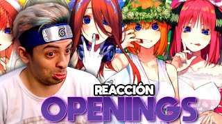 Reacciono a los OPENINGS de las QUNTILLIZAS 😍  TeamNino [upl. by Astrea]