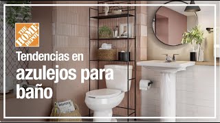 Conoce las tendencias en azulejos para baño  Pisos [upl. by Harak60]