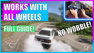 BEST WHEEL SETTINGS FORZA HORIZON 5 UPDATED Indepth Guide 900° Simulation Steering [upl. by Hniv]