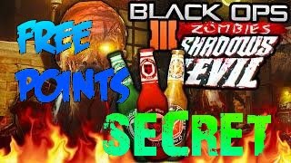 How to get FREE POINTS From PERK Machines SECRET  Black Ops 3 Zombies quotFREE POINTSquot [upl. by Elleinod914]