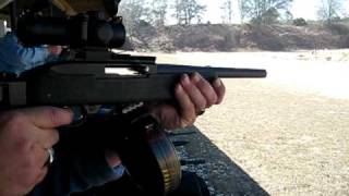 1022 Machine Gun with BDM 50Round Mag [upl. by Pernick910]