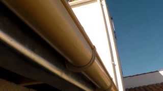 comment installer une gouttiere how to install a gutter [upl. by Allred551]