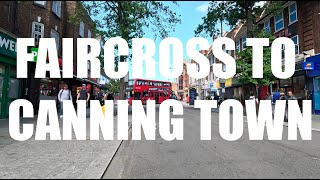 Faircross to Canning Town  Ripple Road  North Relief Road  Barking  Barking Road  Green Street [upl. by Nnylannej272]