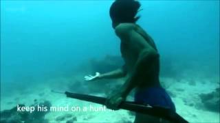 Native Badjao underwater hunting [upl. by Melborn]